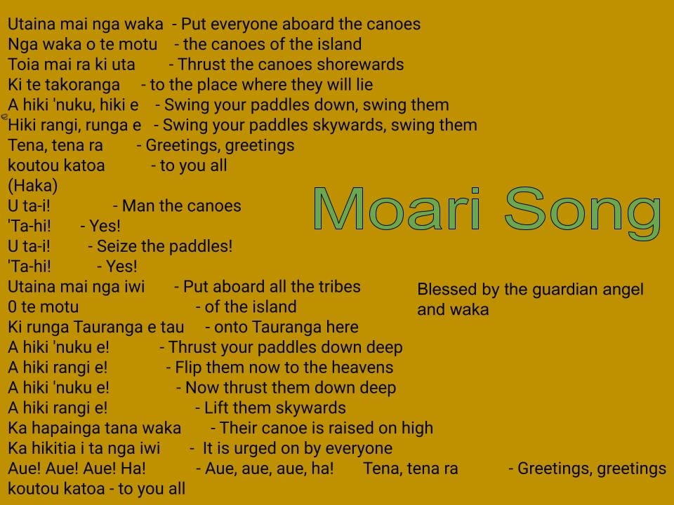 Te Reo maori – Gianni @ Panmure Bridge School